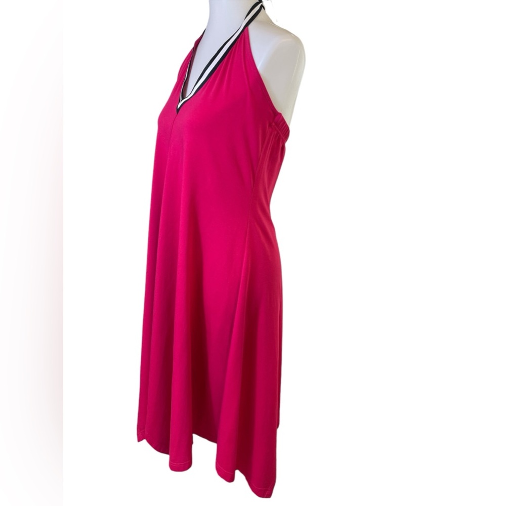 Cynthia Rowley Womens Red Halter Handkerchief Style Dress Size Medium NWT - Picture 7 of 15